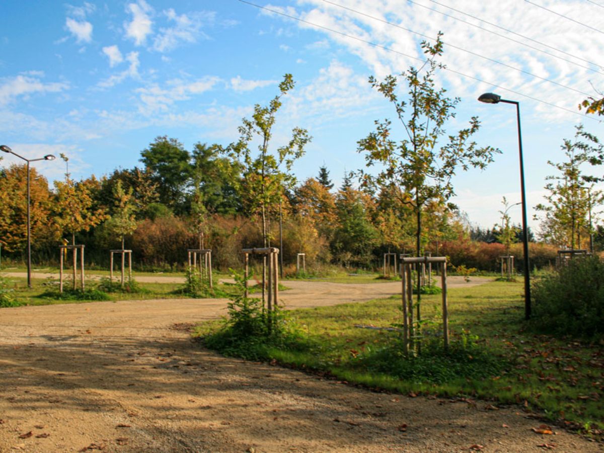 Parking écologique à Cessange