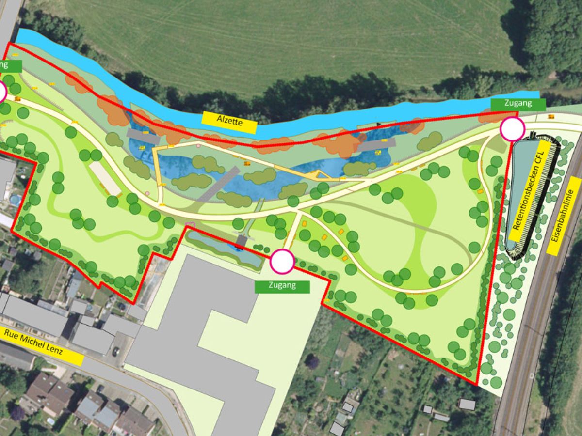 Parc Klenschenhaff à Bettembourg