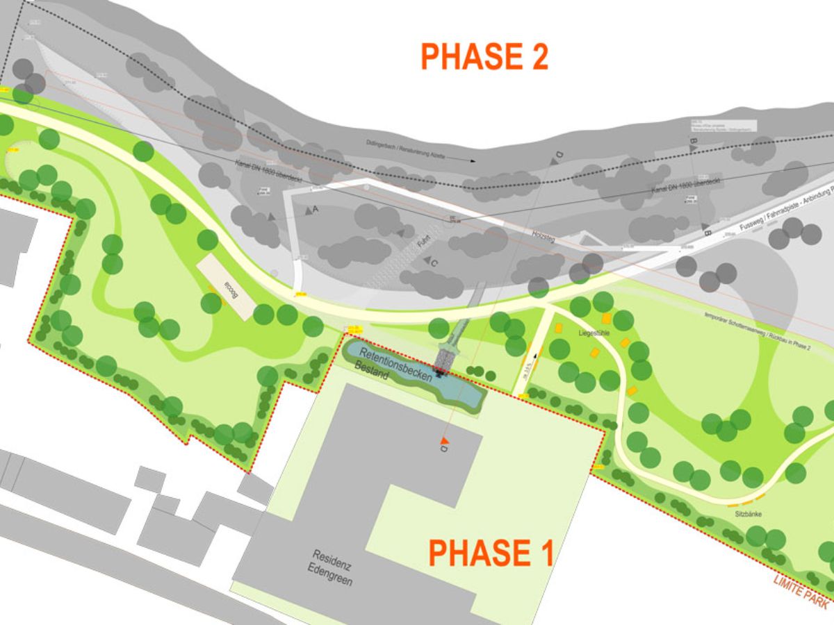 Parc Klenschenhaff à Bettembourg