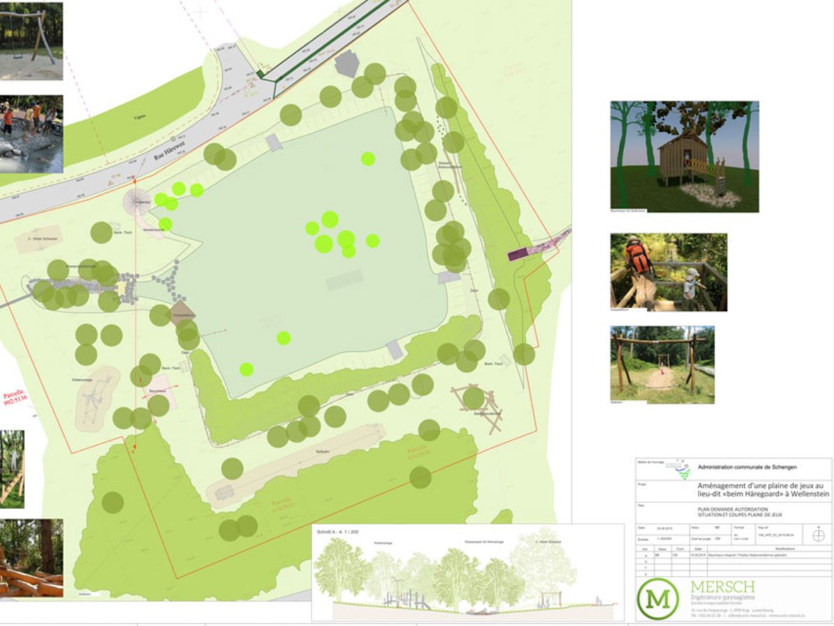 Aire de jeux à Wellenstein