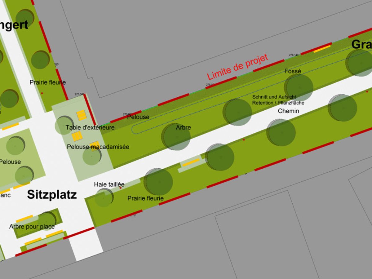 Manuel paysager Campus automotive à Bissen