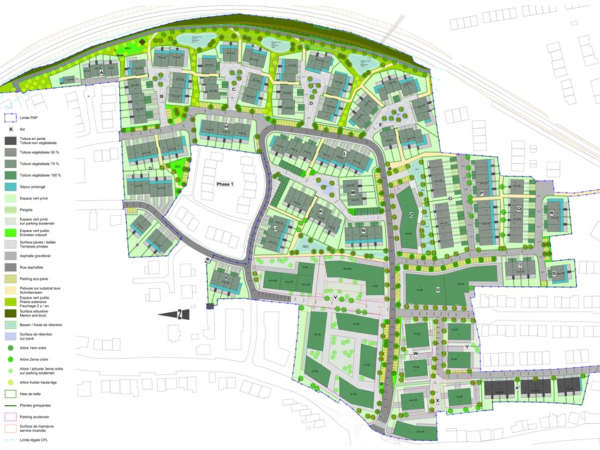 Plan vert PAP Mathendahl à Niederkorn